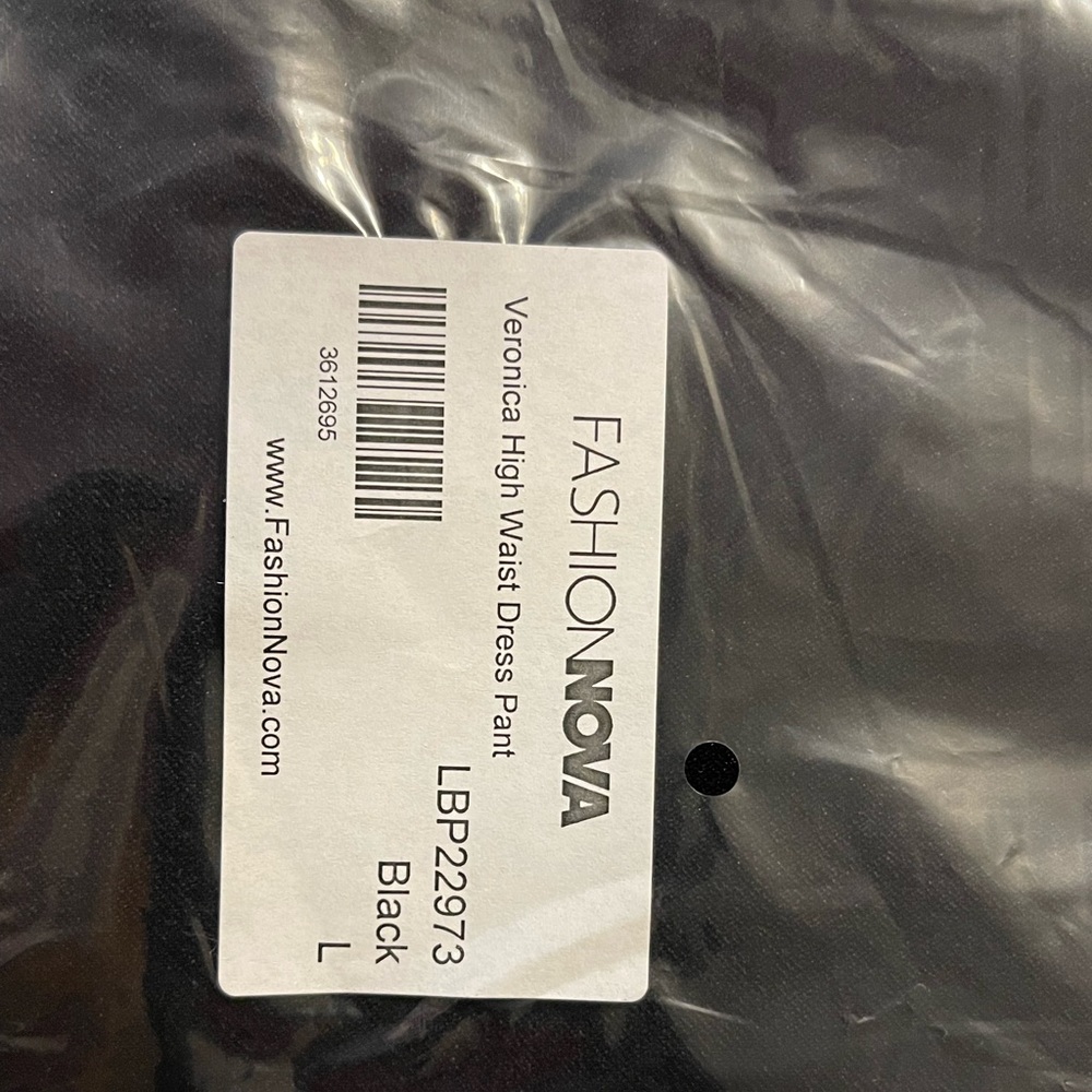 FashionNova Womens Black Dress Pants (Slacks)